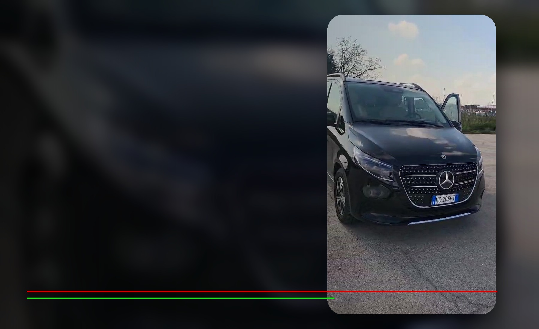 Mercedes Vito per noleggio con conducente MARCHE RENT