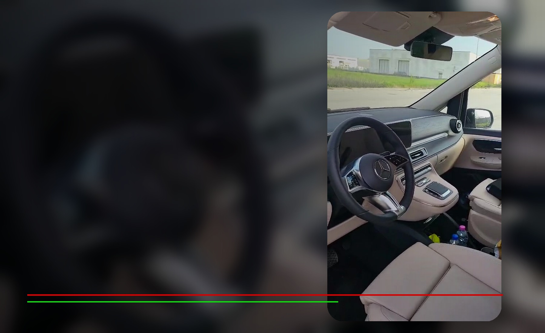 Dettaglio interni Mercedes